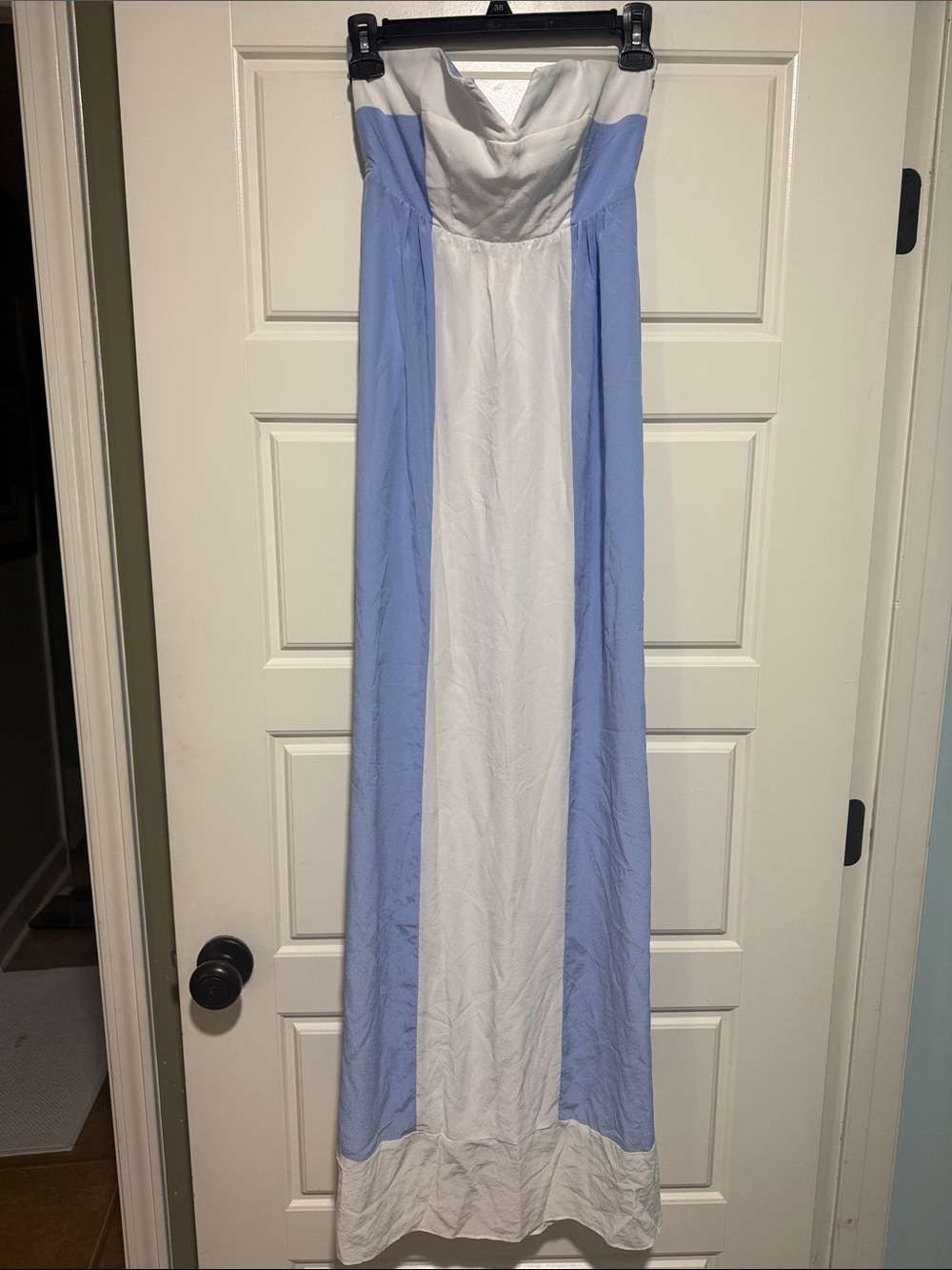 Margot silk maxi dress royal court S periwinkle lightweight silk small